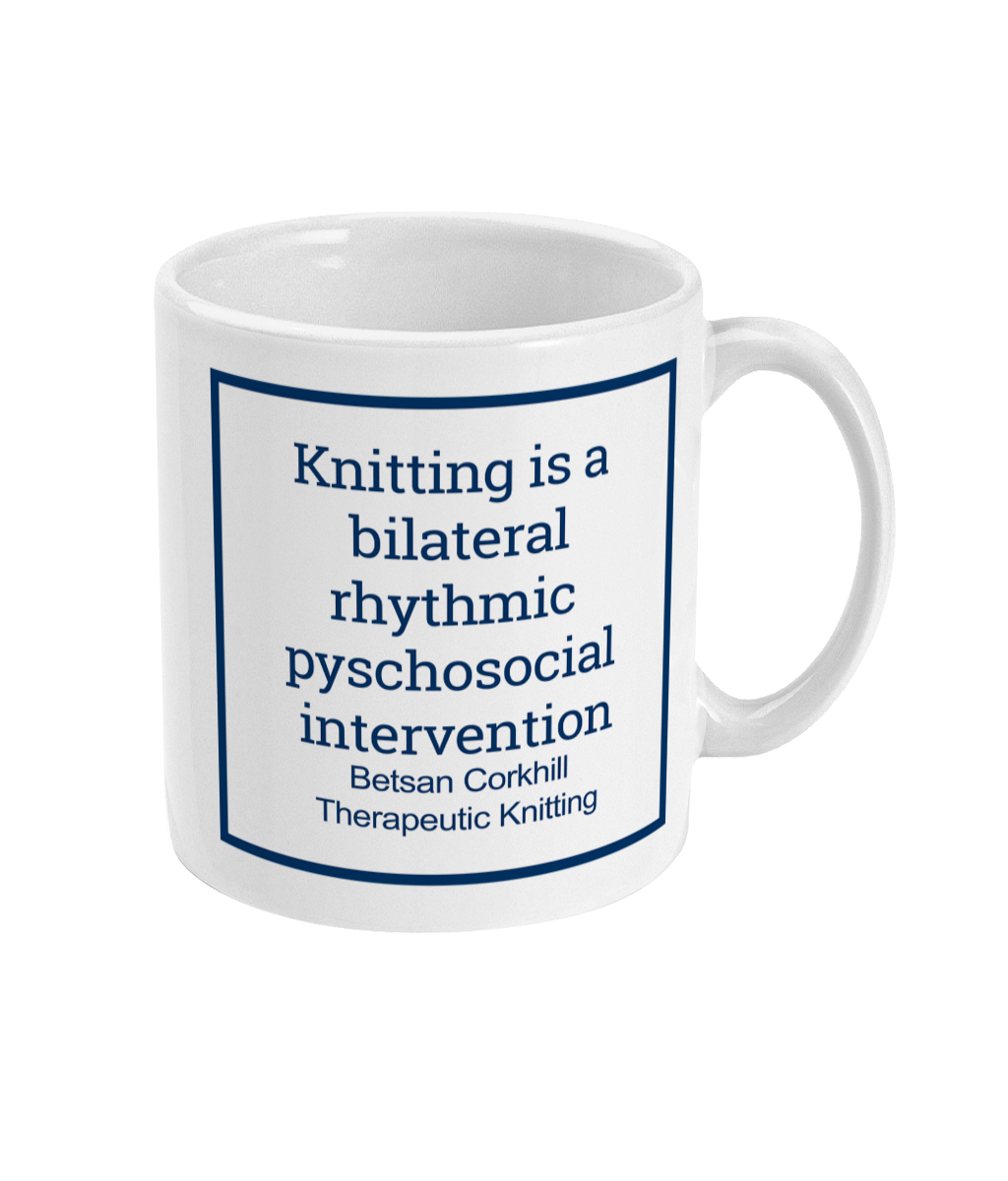 knitting is a bilateral rhythmic psychosocial intervention - a medical definition of knitting